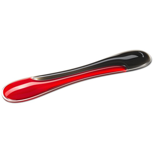 SUPORT ERGONOMIC KENSINGTON, "Slim Duo Gel KB", Suport pt. incheietura mainii, cu gel, rosu/negru, "K62442WW"