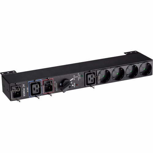 Eaton HotSwap Maintenance Bypass MBP 16A, pentru sisteme UPS pana la 3kVA, intrare IEC-C20, iesire IEC-C19 16A, 4 iesiri DIN/Schuko, "MBP3KID"