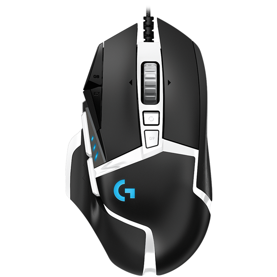 MOUSE Logitech - gaming G502 SE Corded Gaming Mouse - HERO - BLACK/WHITE - USB - EWR2 "910-005730" (timbru verde 0.18 lei)