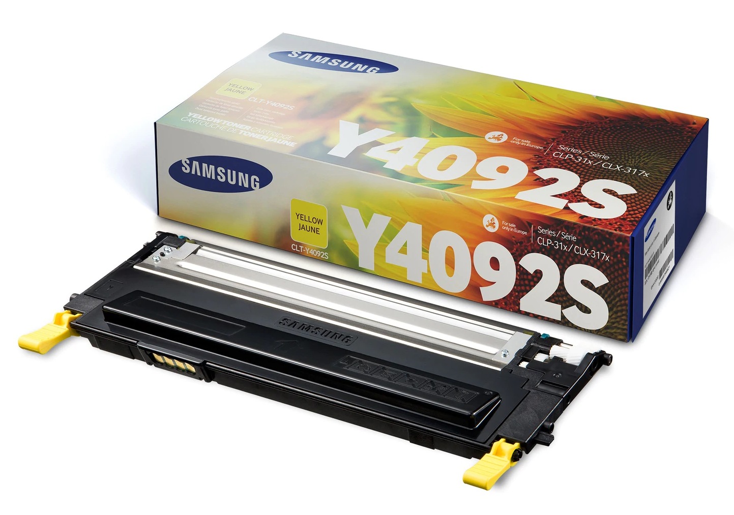 Toner Original Samsung Yellow, Y4092S, pentru CLP-310|CLP-310N|CLP-315|CLP-315W|CLX-3170FN|CLX-3175|CLX-3175FN|CLX-3175FW|CLX-3175N, 1K, (timbru verde 1.2 lei) , "SU482A"