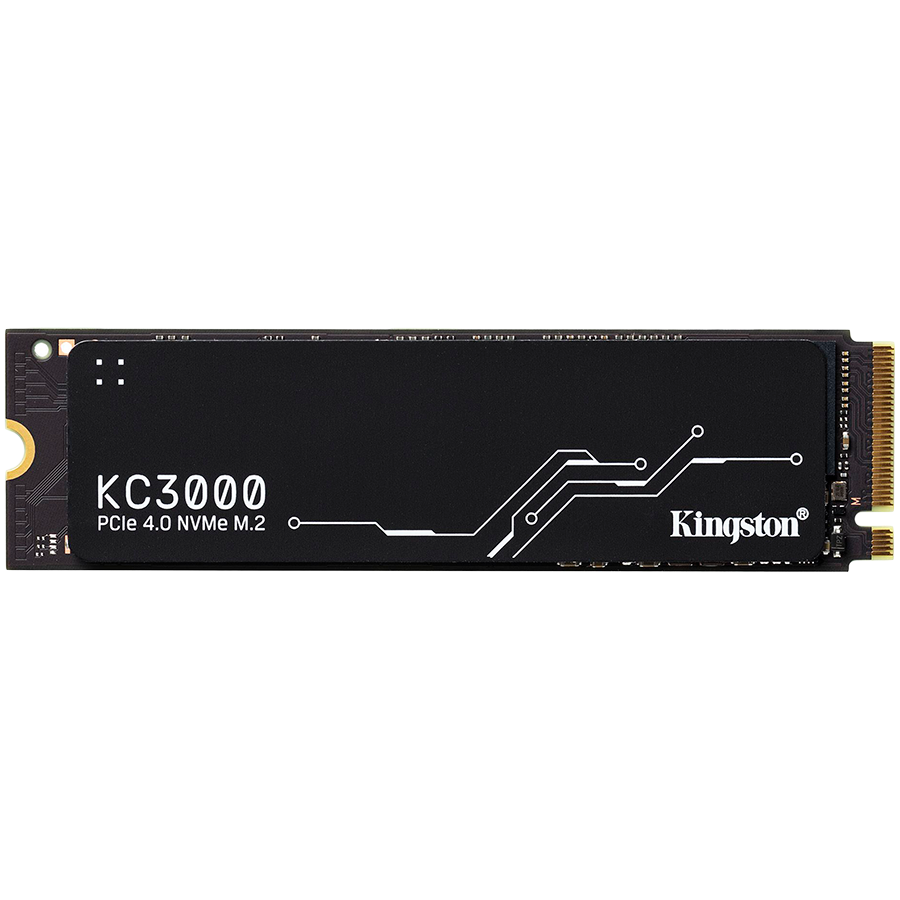 SSD KINGSTON, KC3000, 1TB, M.2, PCIe Gen4.0 x4, 3D TLC Nand, R/W: 7000/6000 MB/s, "SKC3000S/1024G"