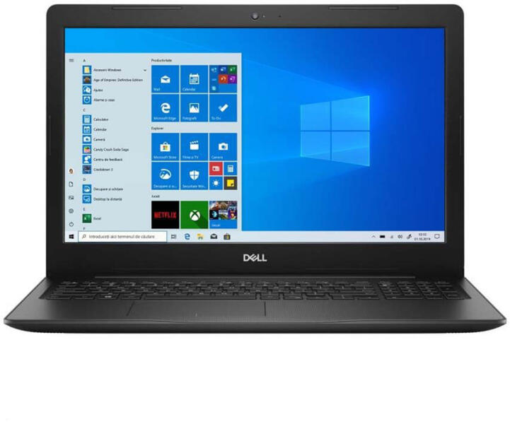 NOTEBOOK Dell, "Vostro 3501" 15.6 inch, i3-1005G1, 4 GB DDR4, HDD 1 TB, Intel UHD Graphics, Windows 10 Pro, "DVOS3501I341WE" ((timbru verde 3.5 lei)
