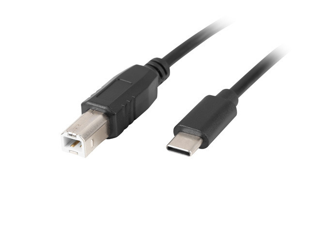 Lanberg CA-USBA-14CC-0030-BK cable 3m USB 2.0 USB C USB B Ferrit Black "CA-USBA-14CC-0030-BK" (timbru verde 0.08 lei)
