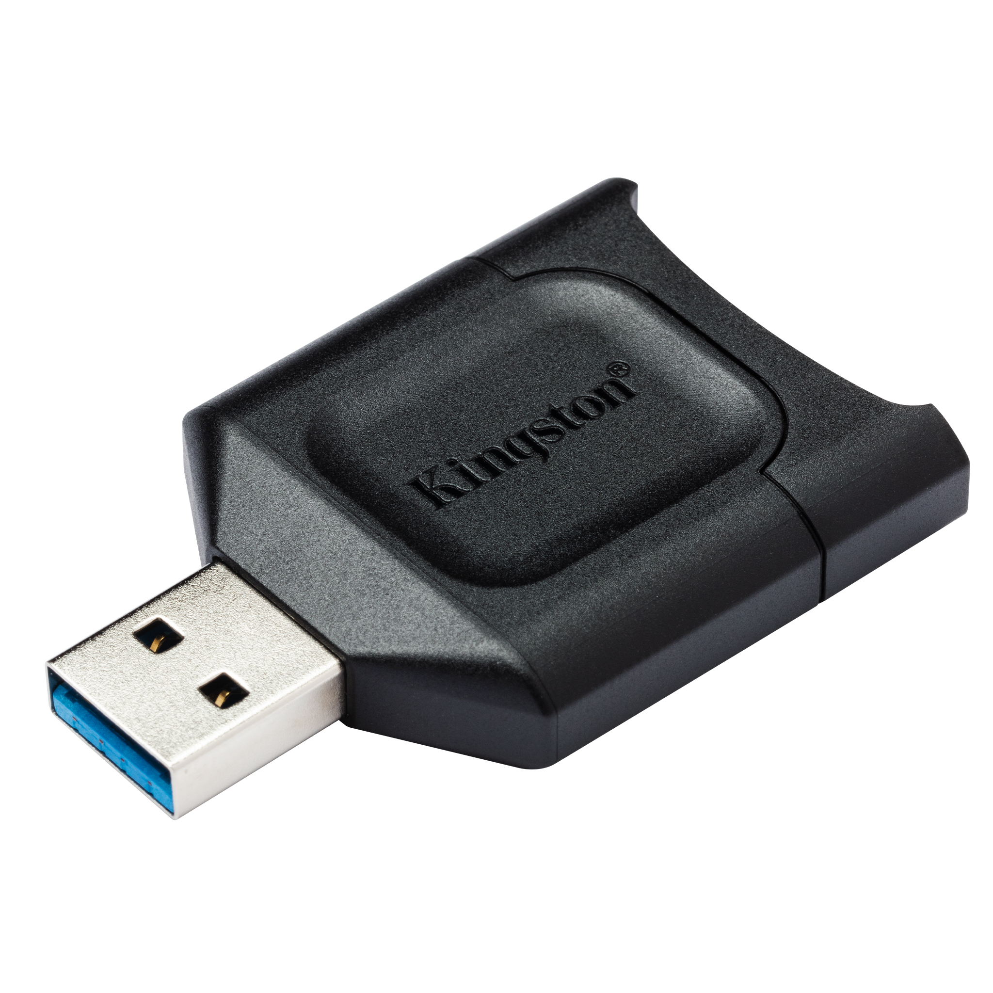 CARD READER extern KINGSTON, interfata USB 3.0, citeste/scrie: SD, micro SD, plastic, negru, "MLP" (timbru verde 0.03 lei)
