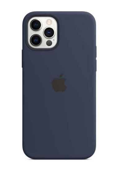 HUSA Smartphone Apple, pt iPhone 12 | iPhone 12 Pro, tip back cover (protectie spate) cu MagSafe, silicon, MagSafe, albastru, "mhl43zm/a"