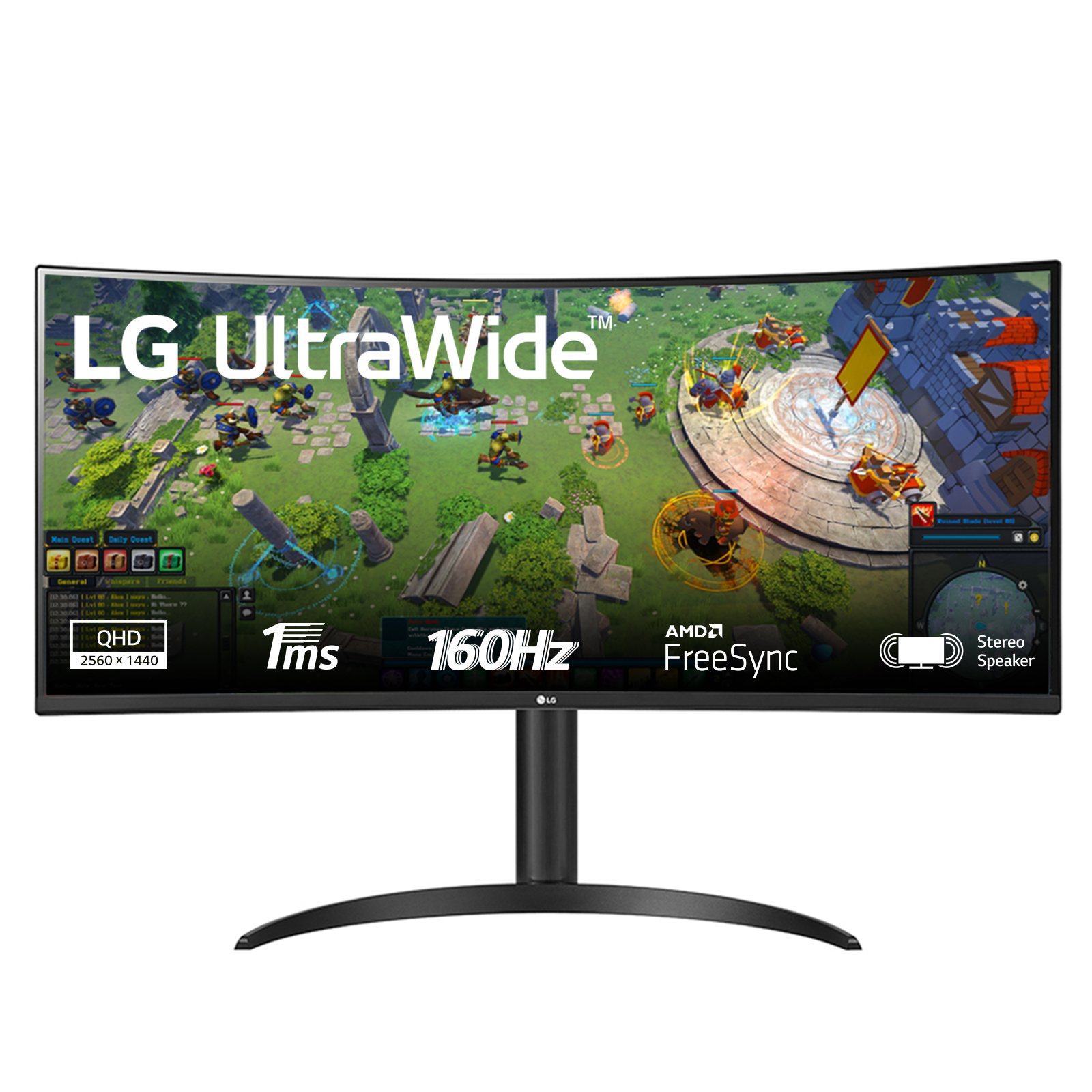 Monitor LED 34WP65CP-B 34" 100Hz 5ms HDMI DP "34WP65CP-B" (timbru verde 7 lei)