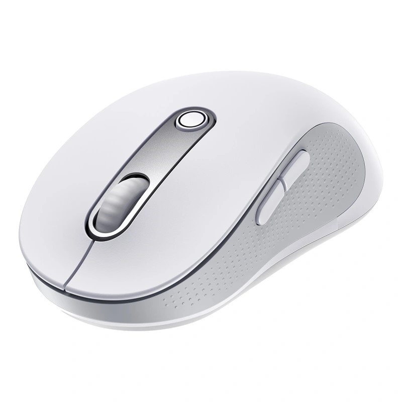 MOUSE Baseus F02 PC sau NB wireless, 2.4GHz si Bluetooth, optic, 800/ 1200/1600 dpi,butoane/scroll 4/1, alb,"B01055505211-01" (timbru verde 0.18 lei) - 6932172651077