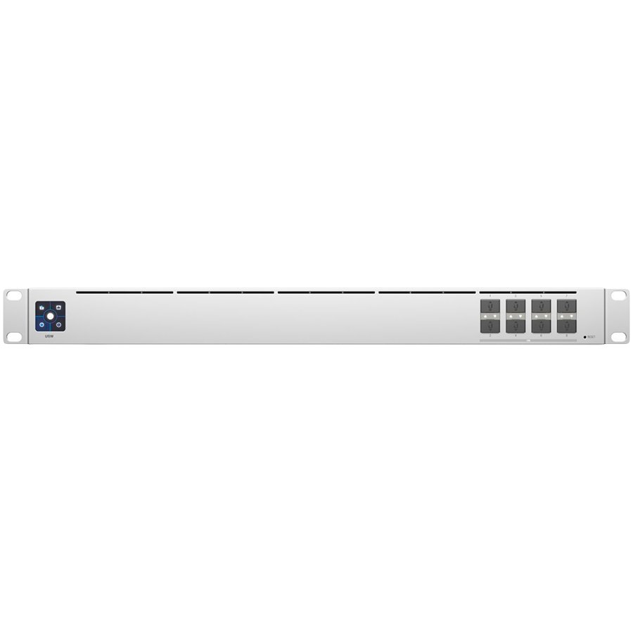SWITCH Ubiquiti, Gigabit x 8, SFP+ x 8, managed, rackabil "USW-AGGREGATION-EU" (timbru verde 2 lei)