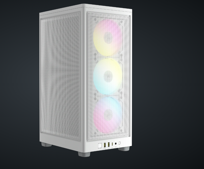 CR iCUE 2000D AIRFLOW RGB MINI-ITX WH "CC-9011247-WW" (timbru verde 0.24 lei)
