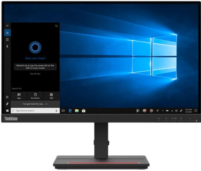 MONITOR Lenovo 21.5 inch, home | office, VA, Full HD (1920 x 1080), Wide, 250 cd/mp, 6 ms, HDMI | VGA, "62C6KAT1EU" (timbru verde 7 lei)