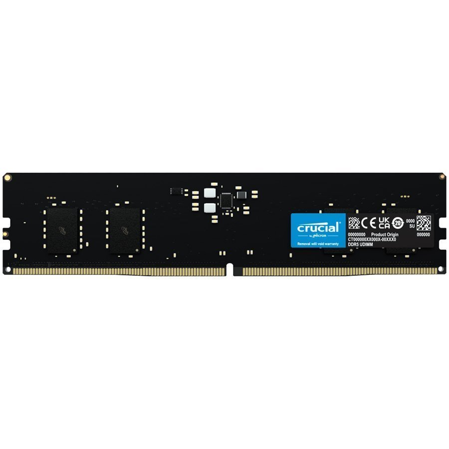 Crucial 8GB DDR5-5600 UDIMM CL46 (16Gbit) "CT8G56C46U5"