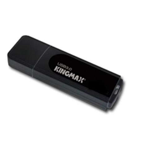 MEMORIE USB 3.2 Gen 1 KINGMAX 128 GB, cu capac, plastic, negru, "KM128GPB07B" (timbru verde 0.03 lei)