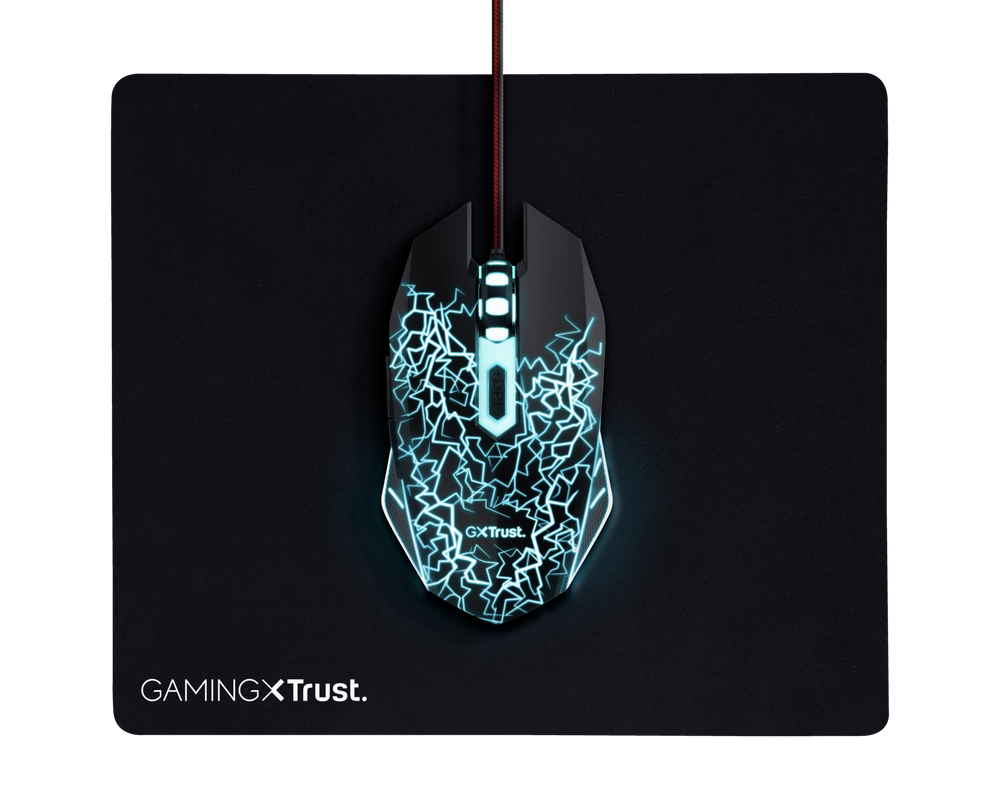 Kit Trust Basics gaming, negru "TR-24752" (timbru verde 0.8 lei)