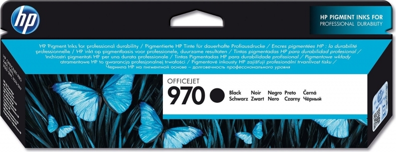 Cartus Cerneala Original HP Black, nr.970, pentru Officejet PRO X451DW, , (timbru verde 0.15 lei), "CN621AE"