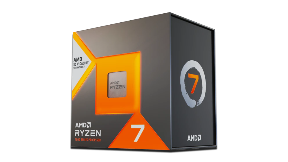 AMD CPU Desktop Ryzen 7 8C/16T 7800X3D (5.0GHz Max, 104MB,120W,AM5) box, with Radeon Graphics "100-100000910WOF"