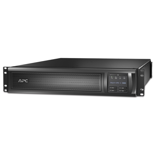 UPS APC, "Smart-UPS", Online cu sinusoida pura, tower, rack, 3000VA/27000W, AVR, IEC x 8, 1 x baterie APCRBC117, display LCD, back-up 11 - 20 min., "SMX3000RMHV2UNC" (timbru verde 40 lei)