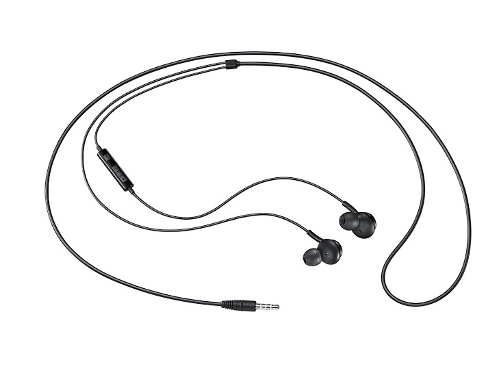 Samsung Common Earphones; Jack 3.5mm; Black "EO-IA500BBEGWW" (timbru verde 0.18 lei)