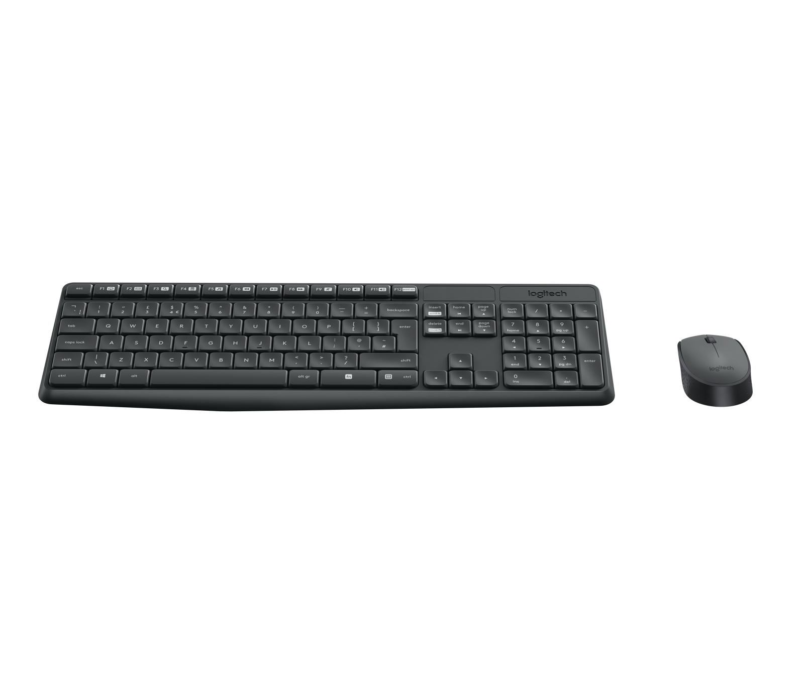 LOGITECH MK235 Keyboard and mouse set wireless 2.4 GHz Nordic (PAN) "920-007921" (timbru verde 0.8 lei)