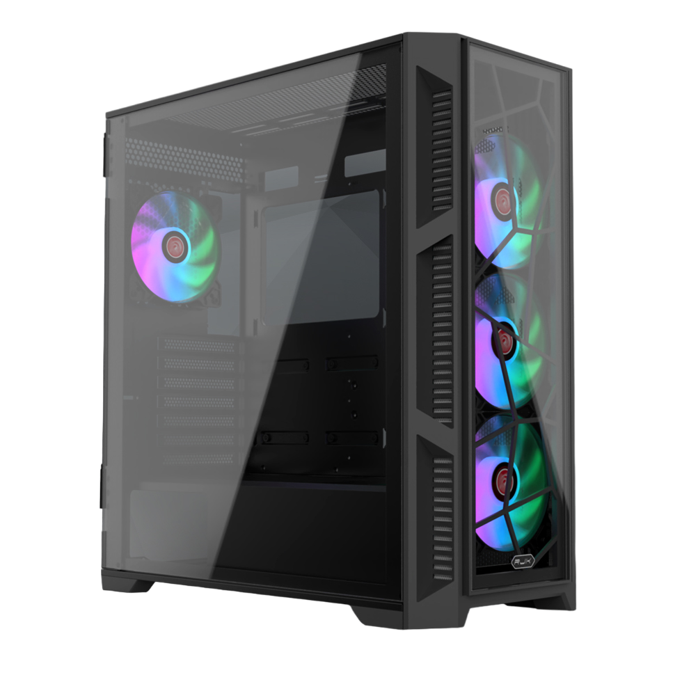 Carcasa RAIJINTEK PONOS ULTRA TG4, ATX, Negru "0R20B00225" (timbru verde 0.32 lei)
