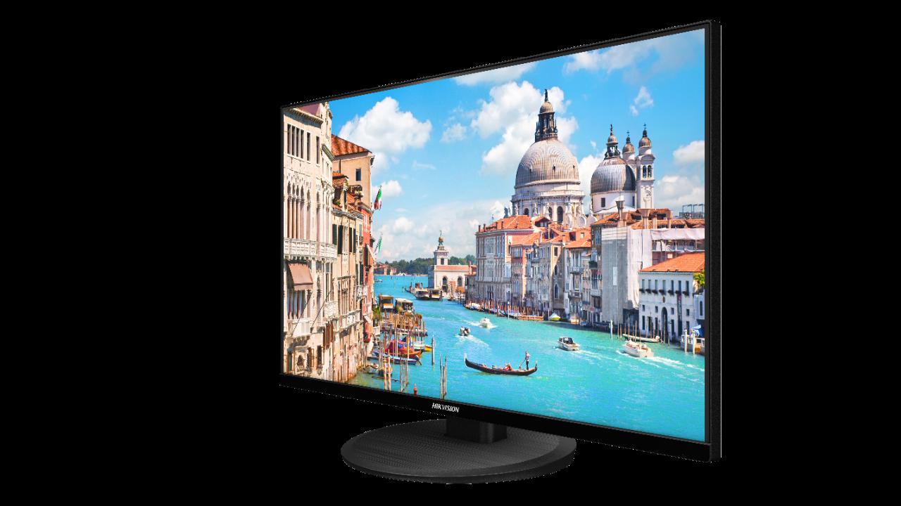 MONITOR. supraveghere HIKVISION 27 inch, supraveghere, LED, 4K UHD (3840 x 2160), Wide, 350 cd/mp, 14 ms, HDMI, DisplayPort, "DS-D5027UC" (timbru verde 7 lei)