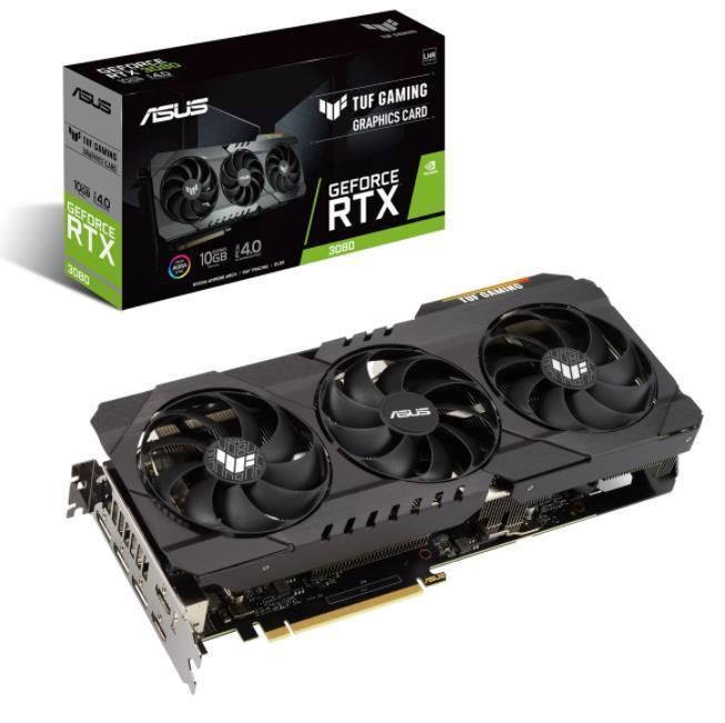 PLACA VIDEO ASUS "TUF Gaming GeForce RTX 3080 V2 OC", 10 GB GDDR6X 320 biti, PCI Express 4.0 x 16, HDMI x 2 DisplayPort x 3, sistem racire aer, "TUF-RTX3080-O10G-V2-GAM"