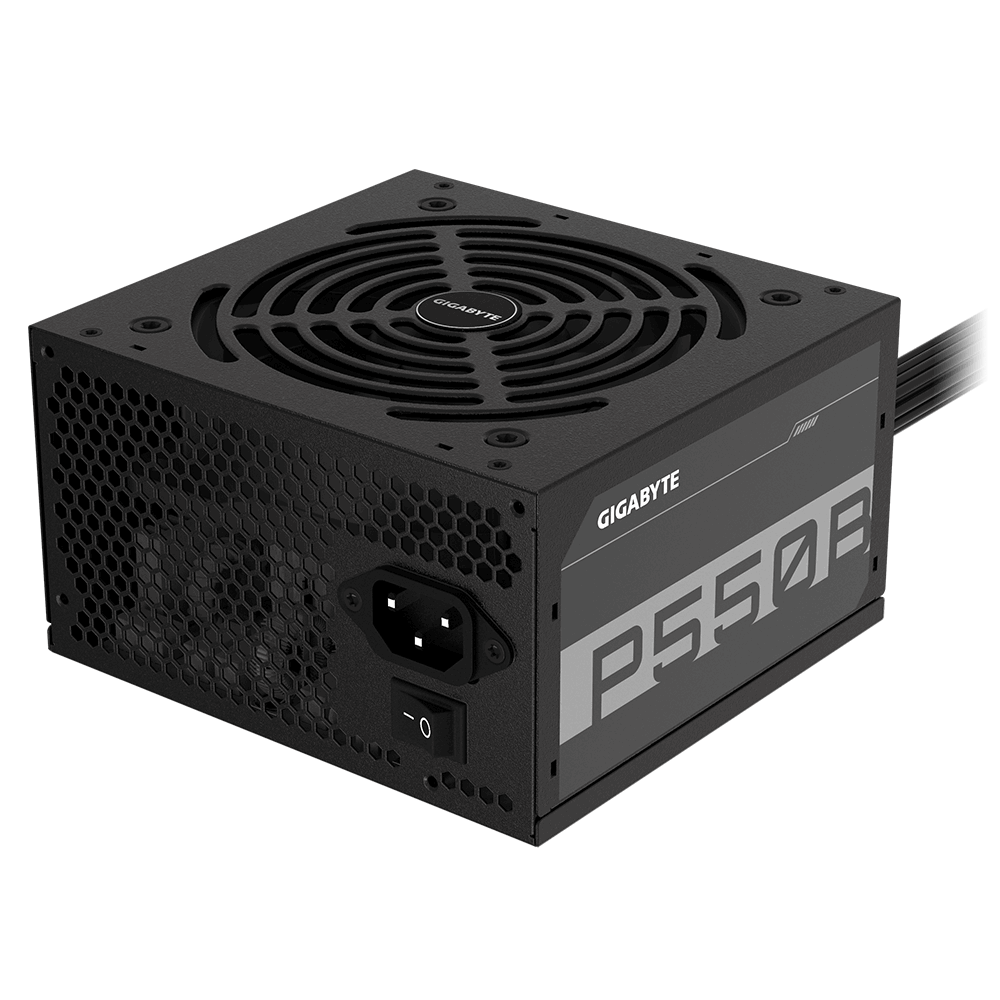SURSA GIGABYTE , 550 W, ATX 12V V2.31, fan 120 mm x 1, 80 Plus Bronze, "GP-P550B" (timbru verde 2 lei)