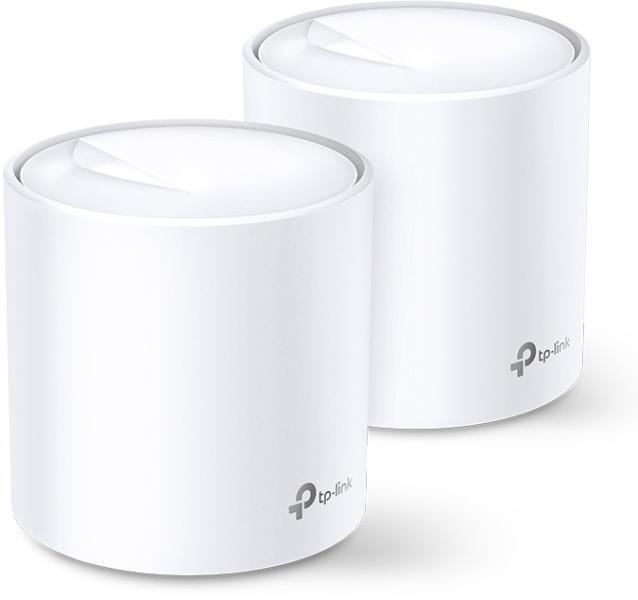 MESH TP-LINK, wireless, router AX5400, pt interior, 3000 Mbps, port LAN, WAN, 2.4 GHz | 5 GHz, antena interna x 4, standard 802.11ax Wi-Fi 6, "Deco X60(2-pack)" (timbru verde 2.00 lei)