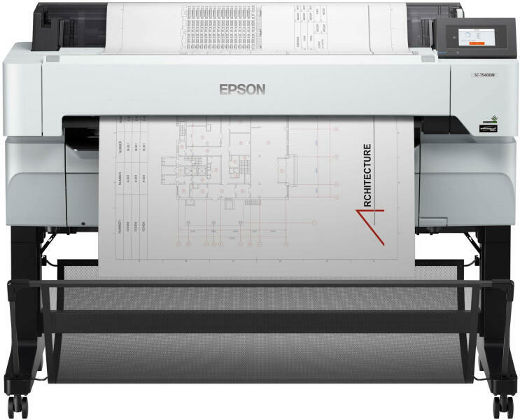 Plotter MF Inkjet Color Epson SC-T5400M, A0, Functii: Impr.|Scan.|Cop, Viteza de Printare Monocrom: , Viteza de printare color: , Conectivitate:USB|Ret|WiFi, Duplex:nu, ADF:Nu(incl.TV 11lei), "C11CH65301A0"
