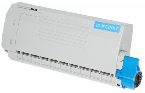 Toner Original OKI Cyan, 44318619, pentru ES7411, 10K, (timbru verde 1.2 lei) , "44318619"