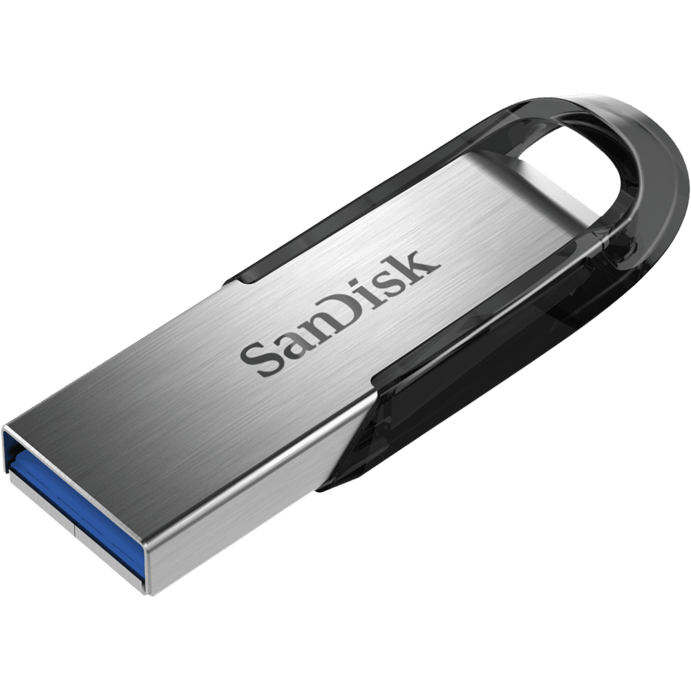 MEMORIE USB 3.0 SANDISK 128 GB, clasica, carcasa metalic, negru / argintiu, "SDCZ73-128G-G46" (timbru verde 0.03 lei)