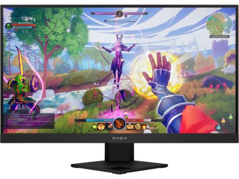 MONITOR HP 24.5 inch, Gaming, IPS, Full HD (1920 x 1080), Wide, 400 cd/mp, 1 ms, DisplayPort | HDMI, "22J05AA" (timbru verde 7 lei)