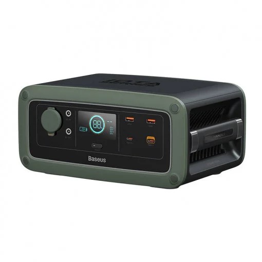 POWER STATION Baseus ioTa, capacitate 450Wh, 90000mAh/288Wh, greutate 3.7 kg, AC x 1 output maxim 100W, USB Type-C x 2 140W, USB x2 22.5W "PPYT010206" (timbru verde 11 lei) - 6932172628055
