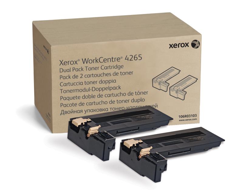 Toner Original Xerox Black, 106R03103, pentru WC4265|, 2 x 25K, (timbru verde 1.2 lei) , "106R03103"