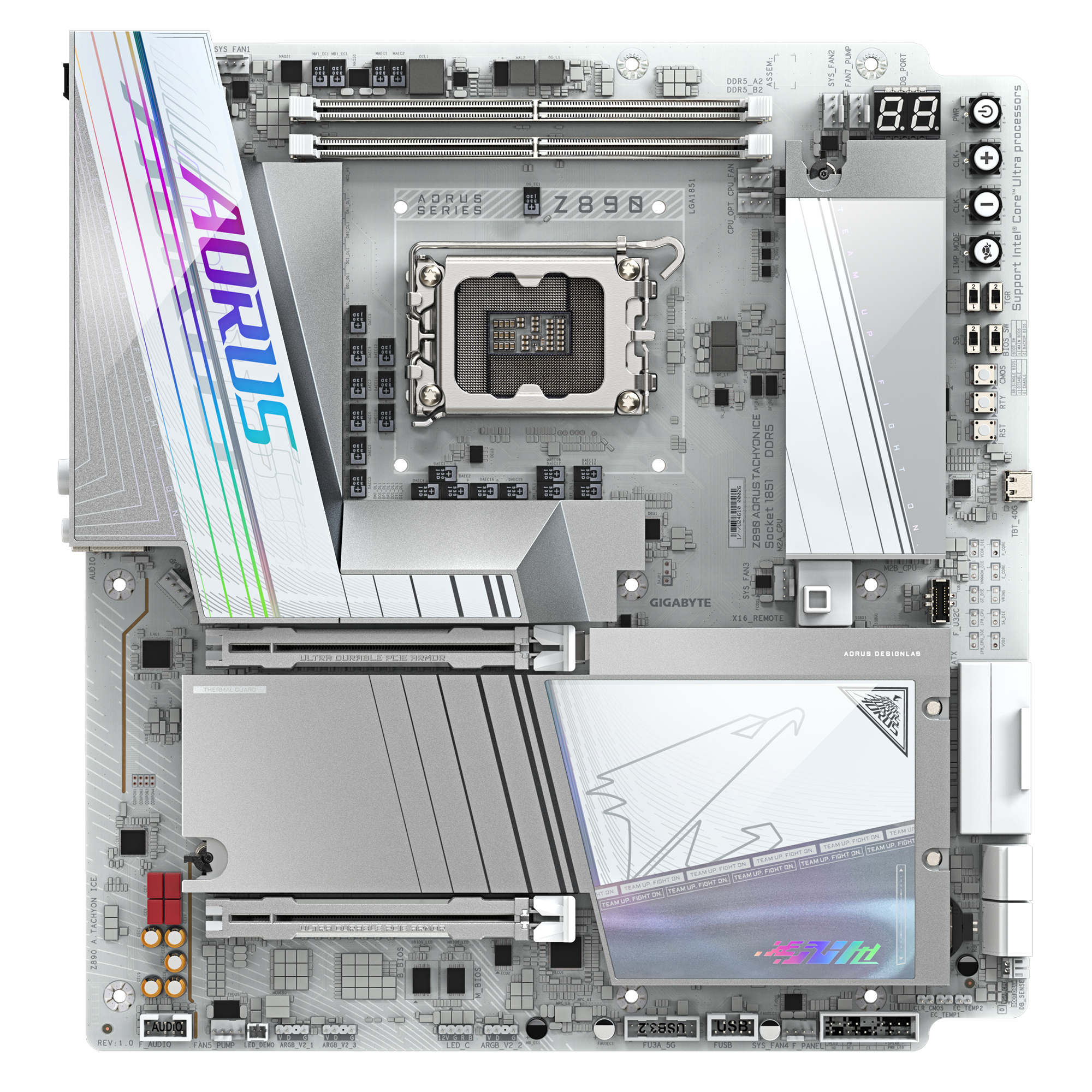 GIGABYTE Z890 AORUS TACHYON ICE"Z890 A TACHYON ICE" - imagine 2