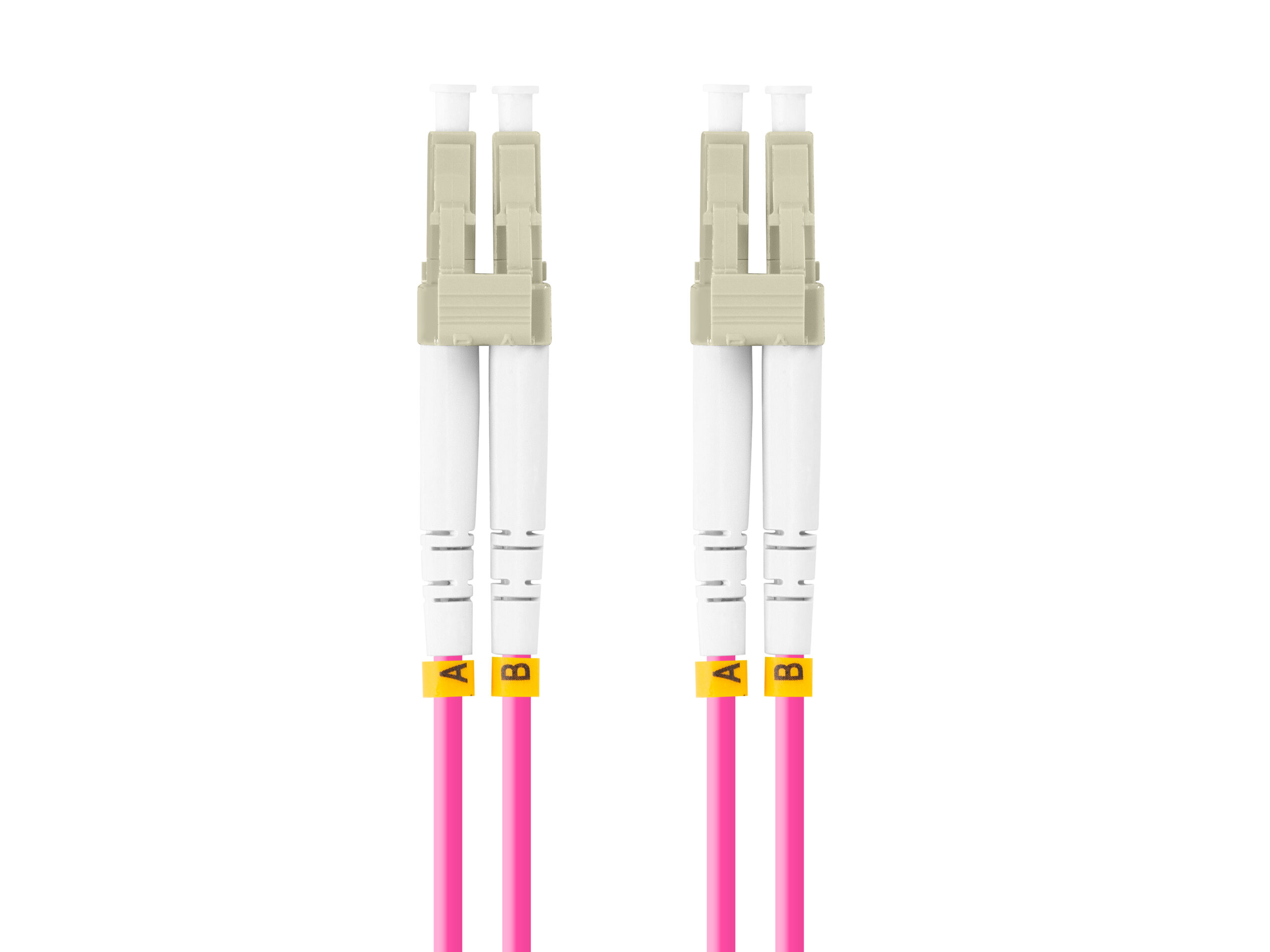 Patch cord fibra 2 m LSZH OM4 50/125 vi "FO-LULU-MD41-0020-VT" (timbru verde 0.08 lei)