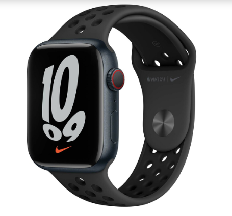Apple Watch Nike S7 Cellular, 45mm, "MKL53" (timbru verde 0.18 lei)