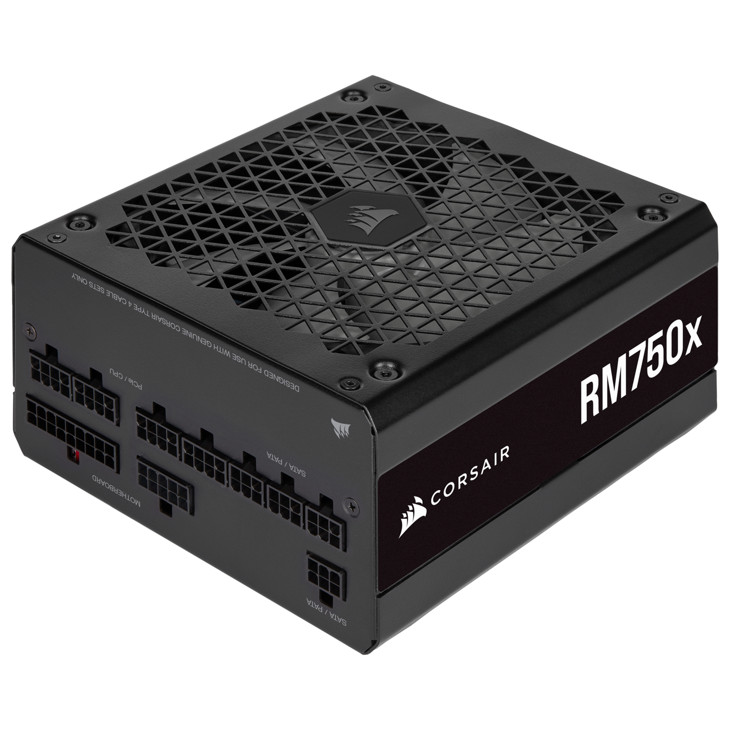 SURSA CORSAIR, 750 W, "RM750x" modulara, ATX 12V V2.4, fan 135 mm x 1, 80 Plus Gold, MB 20+4 pin x 1, CPU 4+4 pin x 2, PCI-E 6+2 pinx4, SATAx10, MOLEX 4-pinx4, "CP-9020199-EU" (timbru verde 2 lei)