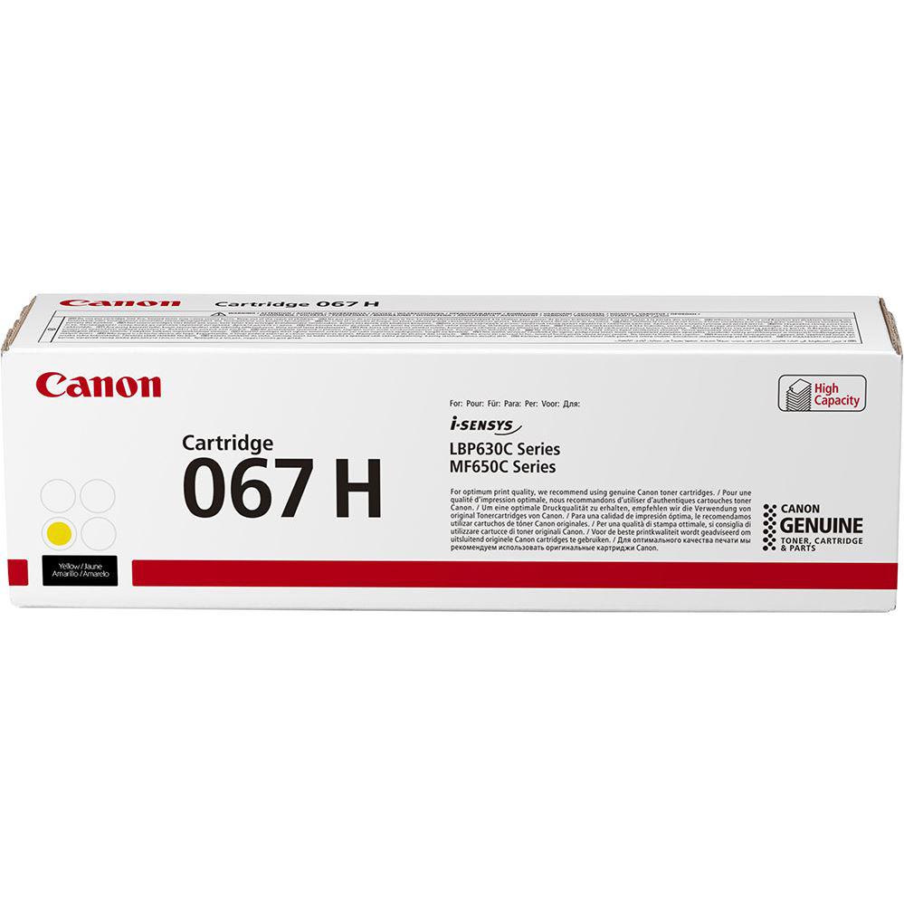 Toner Original Canon Yellow,CRG-067HY, pentru MF 651|MF 655|MF 657, 2.15K, incl.TV 1.2 RON, "5103C002AA"