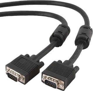 CABLU video GEMBIRD, VGA (T) la VGA (T), 1.8m, premium, dublu ecranat, negru, "CC-PPVGA-6B" (timbru verde 0.18 lei)