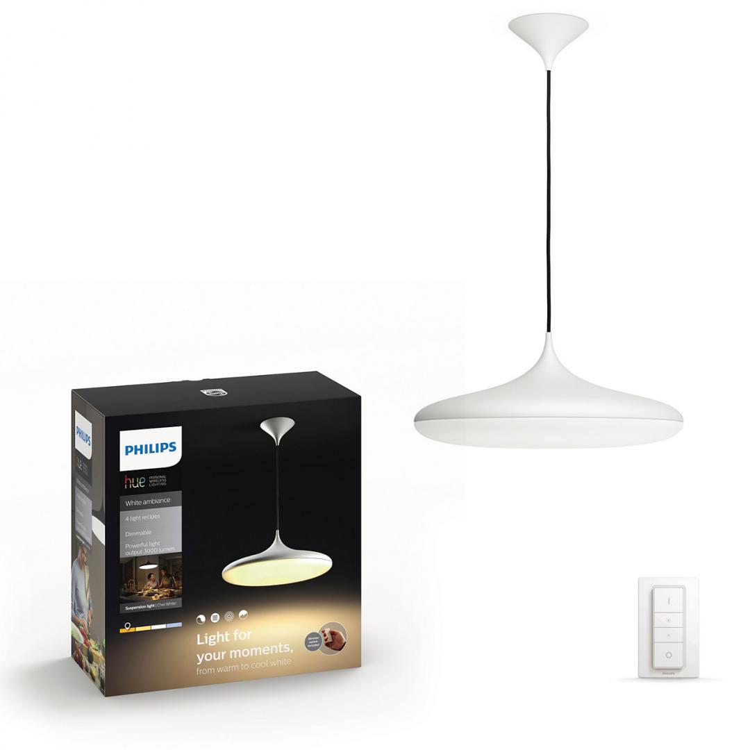 LUSTRA smart PHILIPS, LED, soclu integrat, putere 39 W, tip lumina alb, 3.000 lumeni, alimentare 220 - 230 V, "000008718696159125" (timbru verde 4.00 lei)