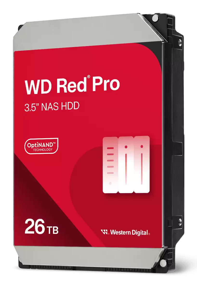 HDD NAS WD Red Pro 26TB CMR, 3.5, 512MB, 7200 RPM, SATA, TBW: 550 "WD260KFGX"