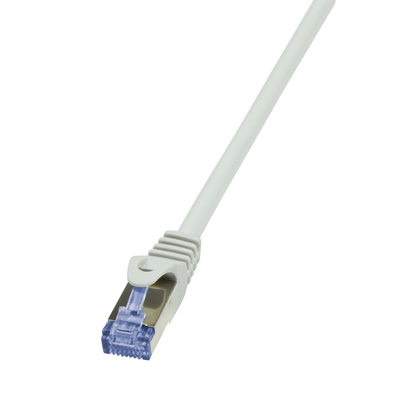 PATCH CORD S/FTP LOGILINK Cat7, LSZH, cupru, 600MHz, mufe RJ45 Cat6a, 5 m, gri, AWG26, dublu ecranat "CQ4072S" (timbru verde 0.18 lei)