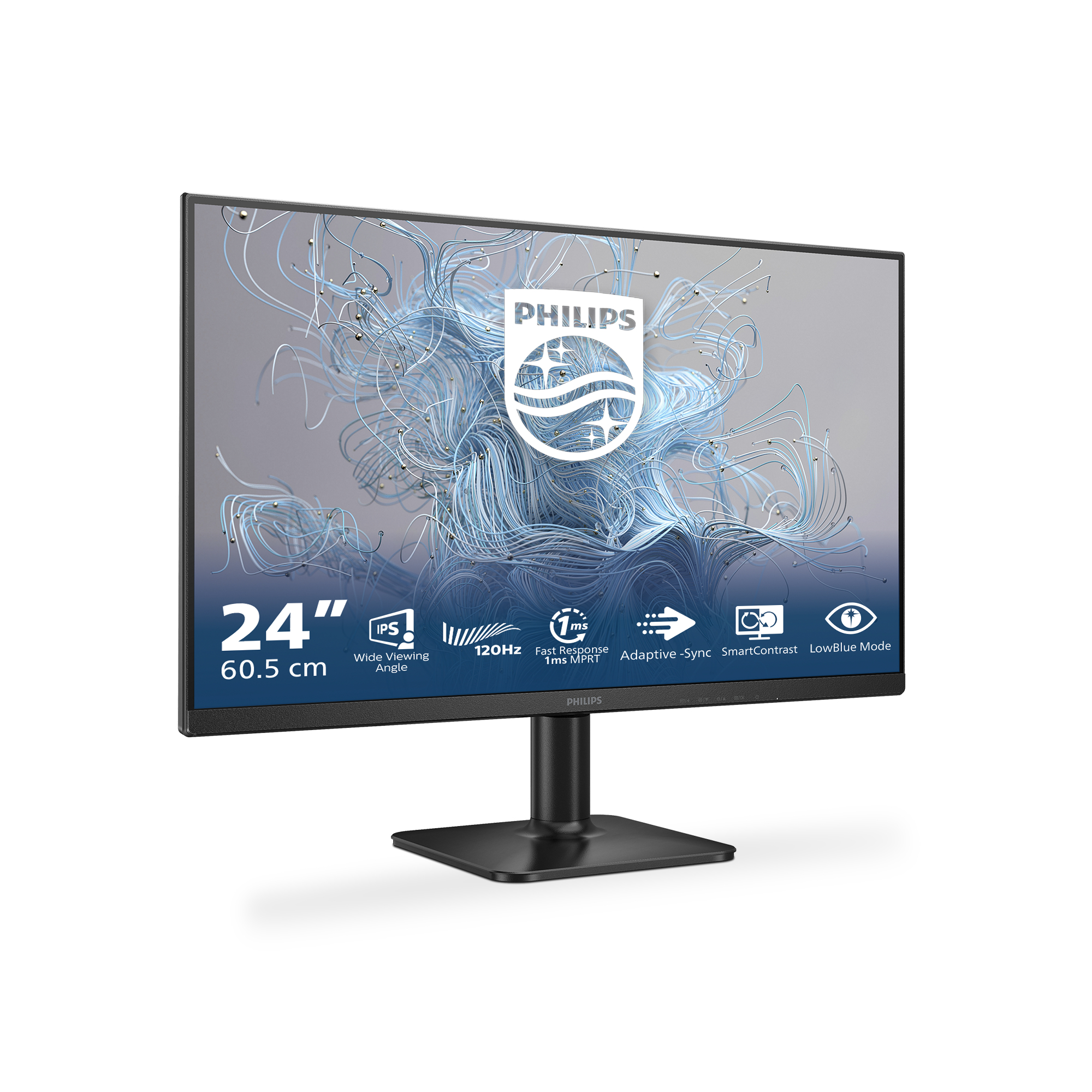 Monitor Philips 24E2N1110/00, 23.8", 1920 x 1080 pixeli, Negru, "24E2N1110/00" - imagine 2