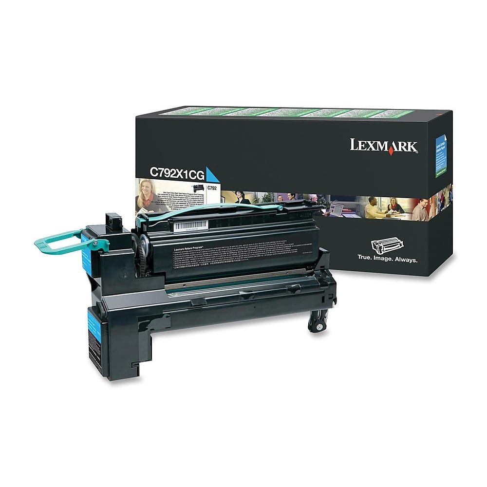 Toner Original Lexmark Cyan, C792X1CG, pentru C792|X792 series, 20K, (timbru verde 1.2 lei) , "C792X1CG"
