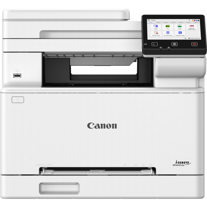 Multifunctional laser color Canon MF664Cdw, dimensiune A4, Functii:Impr|Scan|Cop|Fax, viteza max 25ppm, duplex, rezolutie max1200x1200dpi, ADF:DADF, "6928C008AA" (timbru verde 11 lei)