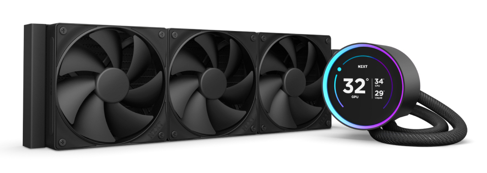 NZXT Kraken Elite 360 360 mm, water cooling (black) "RL-KN36E-B2" (timbru verde 2 lei)