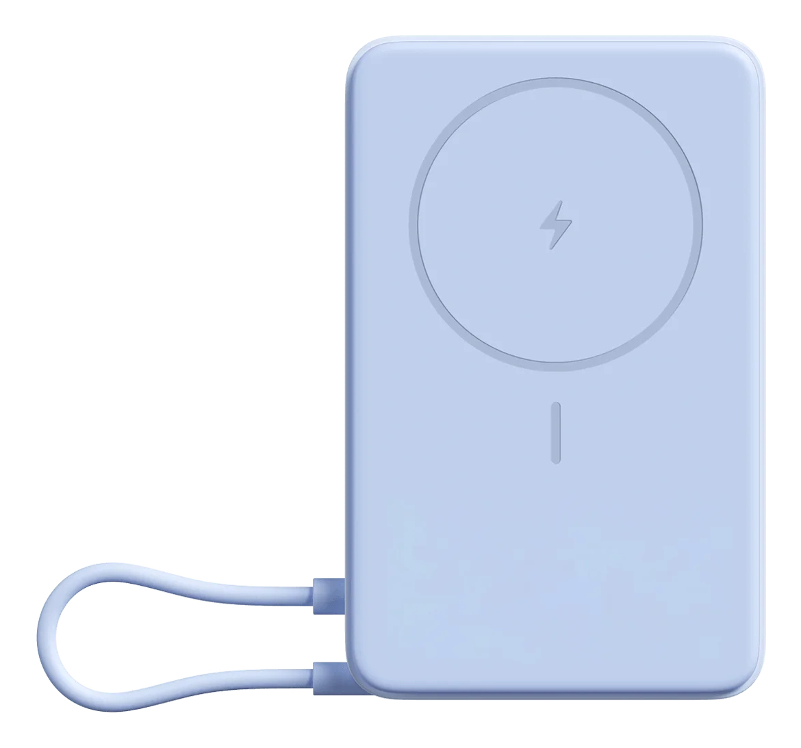 Acumulator extern magnetic cu suport incorporat Xiaomi BHR08PCGL, 33 W (USB-C), 10000 mAh, Cablu USB-C integrat, Incarcare Wireless 15 W (Albastru) "BHR08PCGL" (timbru verde 0.98 lei)