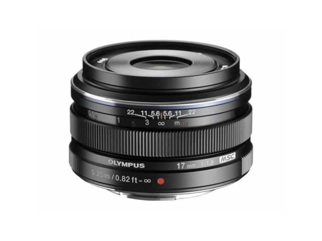 Obiectiv Olympus M.ZUIKO DIGITAL 17mm 1:1:8 black "V311050BE000" (timbru verde 0.18 lei)