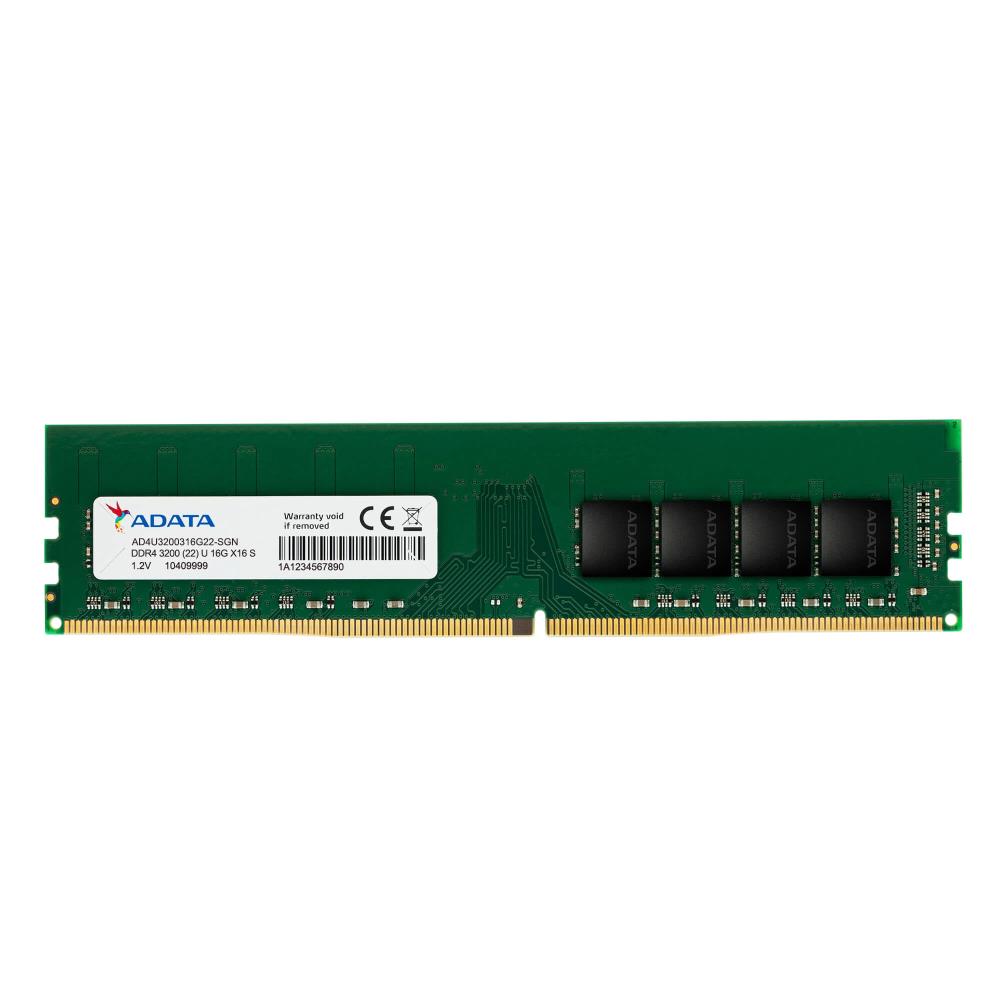 Memorie DDR Adata DDR4 16 GB, frecventa 3200 MHz, 1 modul, "AD4U320016G22-SGN"