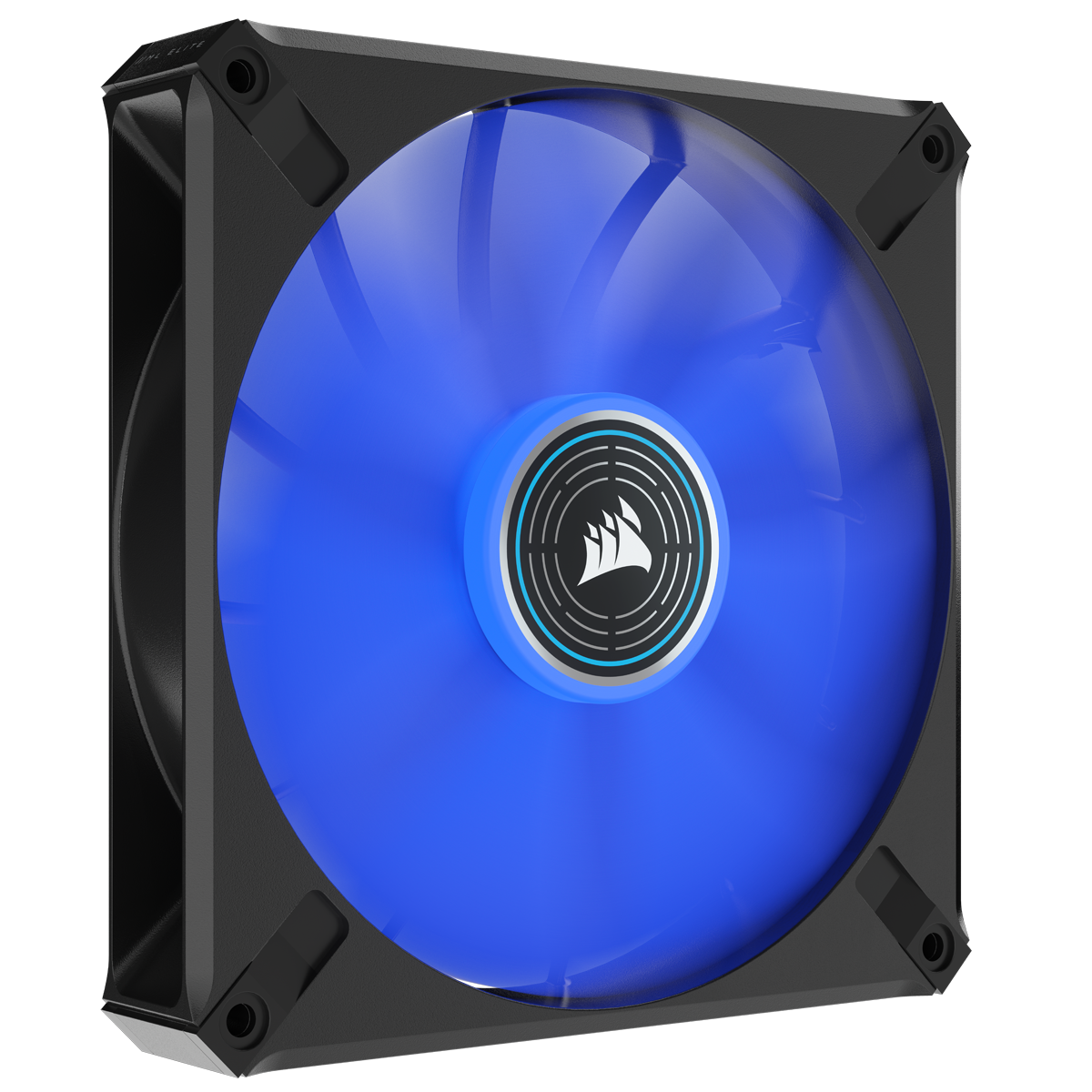 VENTILATOR CORSAIR, "ML140 LED ELITE", pt carcasa PC, 140 mm, 1600 rpm, LED albastru, 1 ventilator, "CO-9050131-WW"
